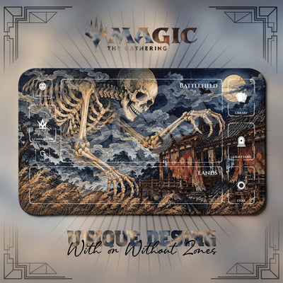 Gashadokuro Skeleton Playmat - MTG Magic Mat