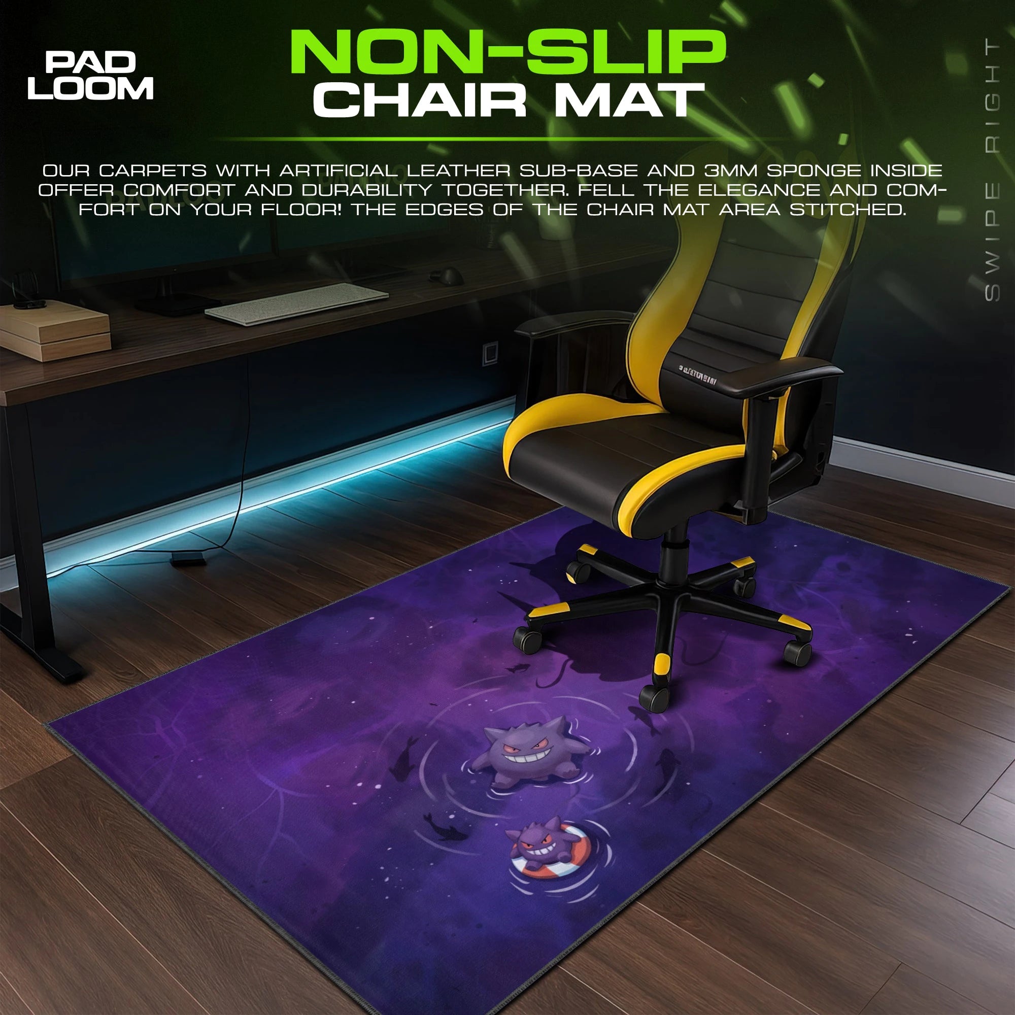Gengar Deep Shadow Mouse Pad - Pokémon Desk Mat