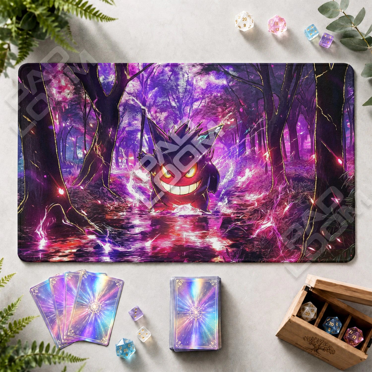 Gengar Forest Playmat - Pokemon TCG Mat - view 2