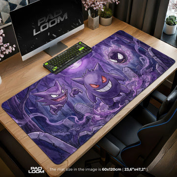 Gengar Full Moon Crypt Mouse Pad - Pokemon Desk Mat
