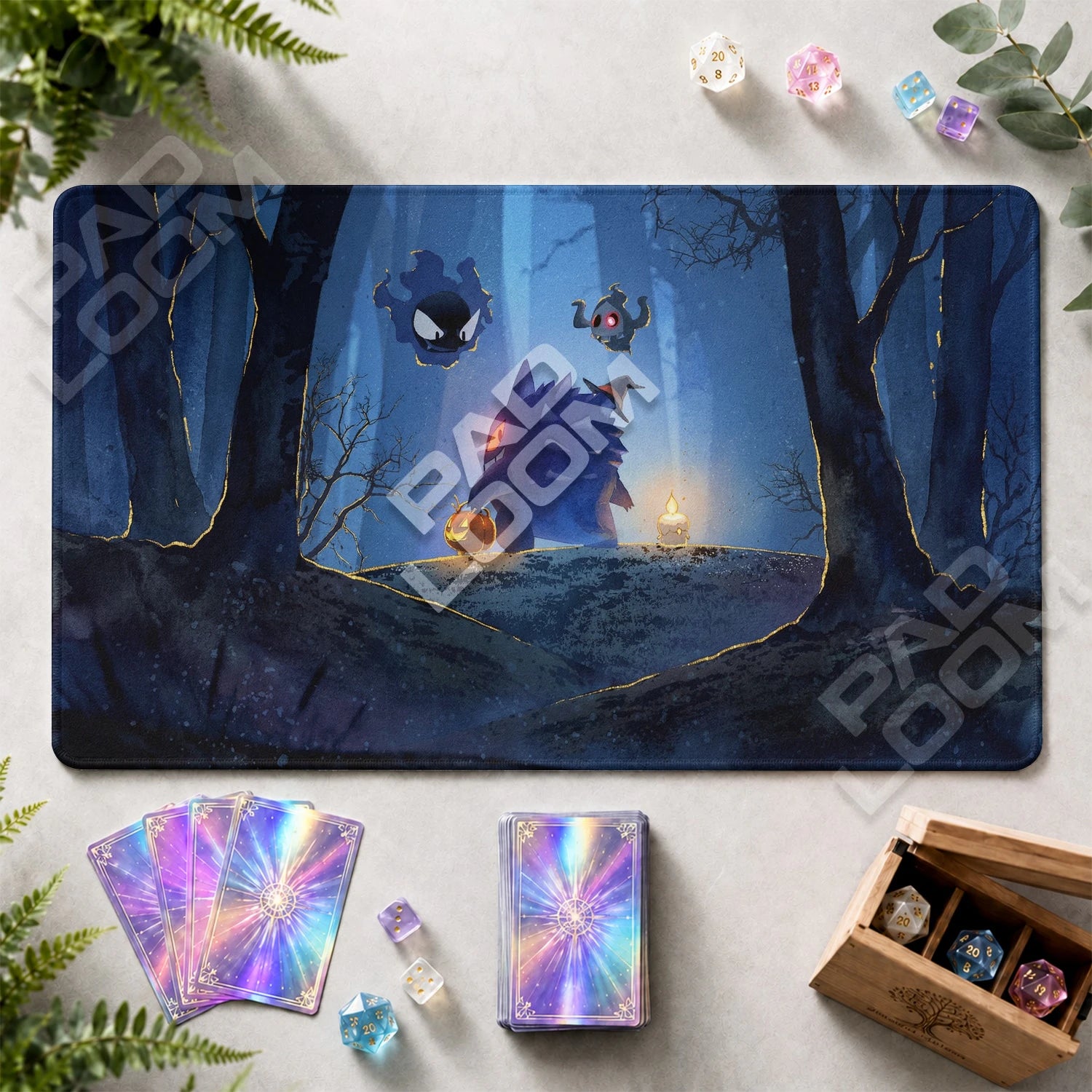 Gengar Halloween Playmat - Pokemon TCG Mat - view 2