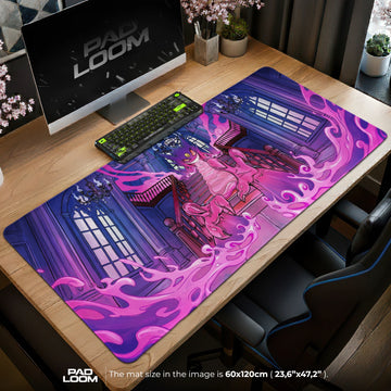Gengar Haunted Manor Mouse Pad – gaming desk mat by Padloom