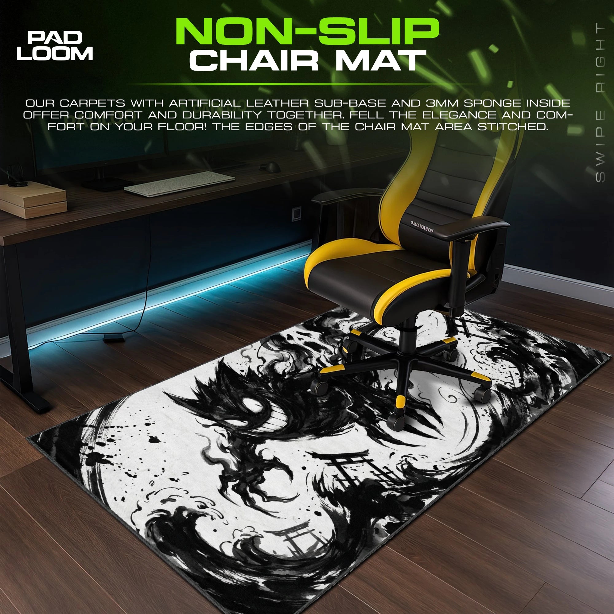 Gengar Ink Spirit Mouse Pad - Pokémon Desk Mat