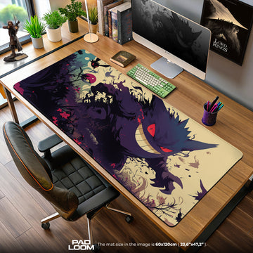 Gengar Mouse Pad, Shadow Pokémon Gamer Desk Mat