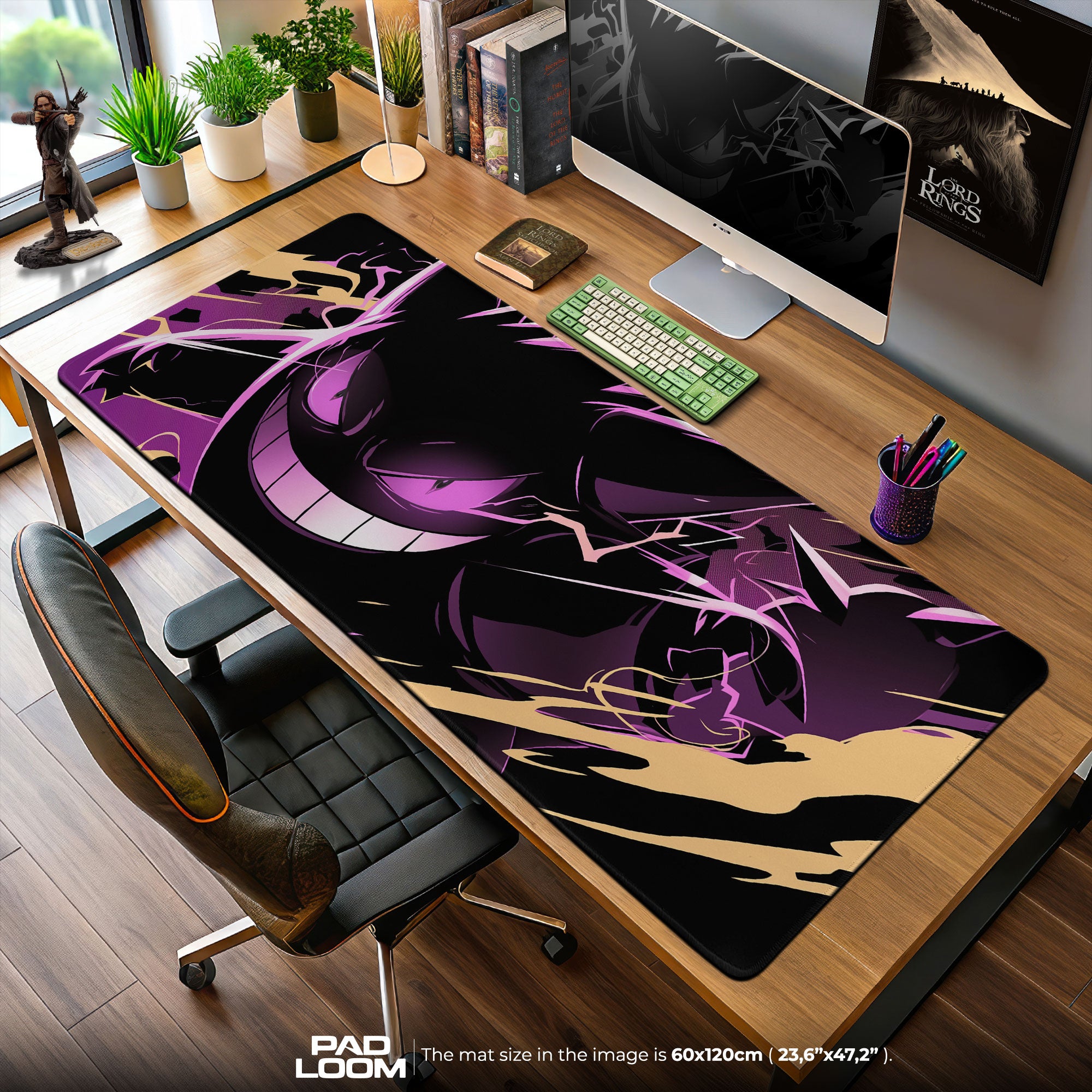 Gengar Nightstrike Mouse Pad, Pokémon Gaming Desk Mat