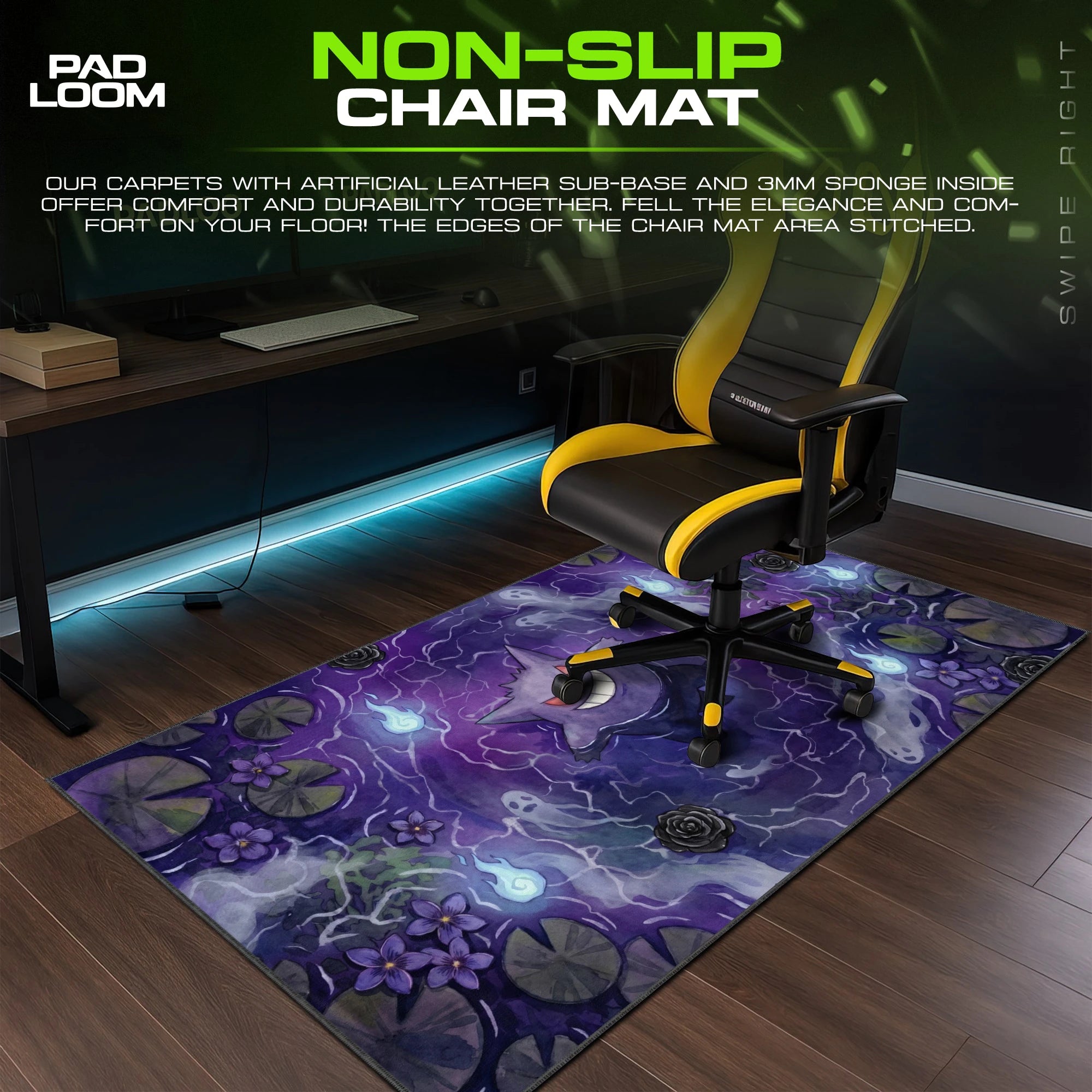 Gengar Phantom Whirlpool Mouse Pad - Pokemon Mat