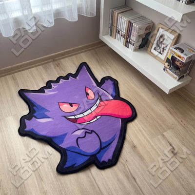 Gengar Rug - Shaped Anime Area Rug
