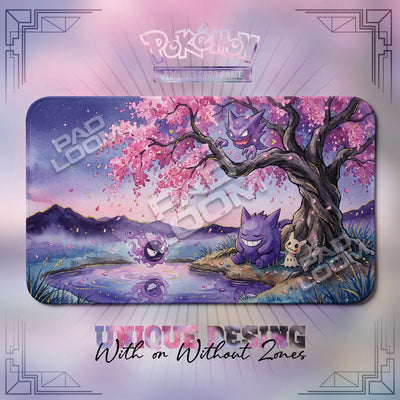 Gengar Sakura Playmat - Pokemon TCG Mat