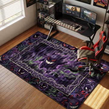 Gengar Shadow Mist Rug - Pokémon Chair Mat