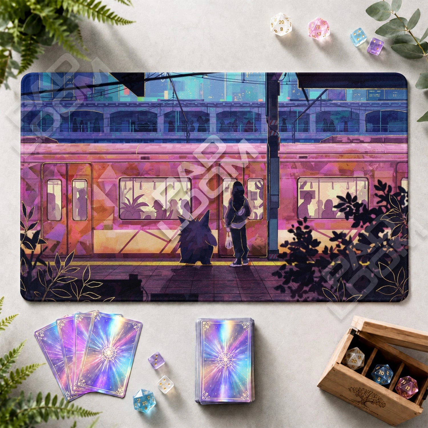 Gengar Station Playmat - Pokemon TCG Mat