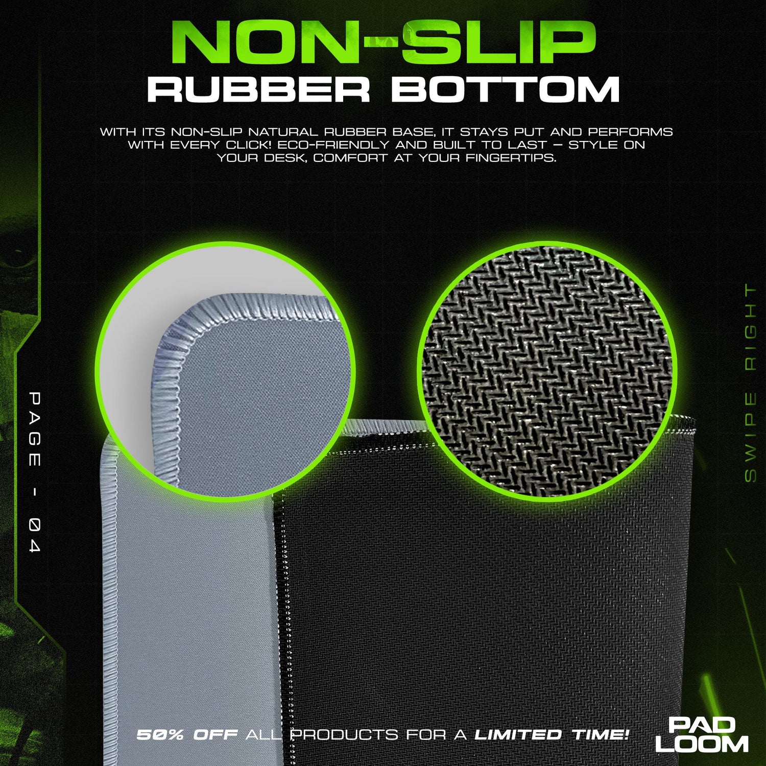 Genshin Impact Elegy of the Piano Mouse Pad, Anime Gaming Desk Mat Padloom