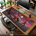 Genshin Impact Kazuha Duel Mouse Pad, Anime Gaming Desk Mat Padloom