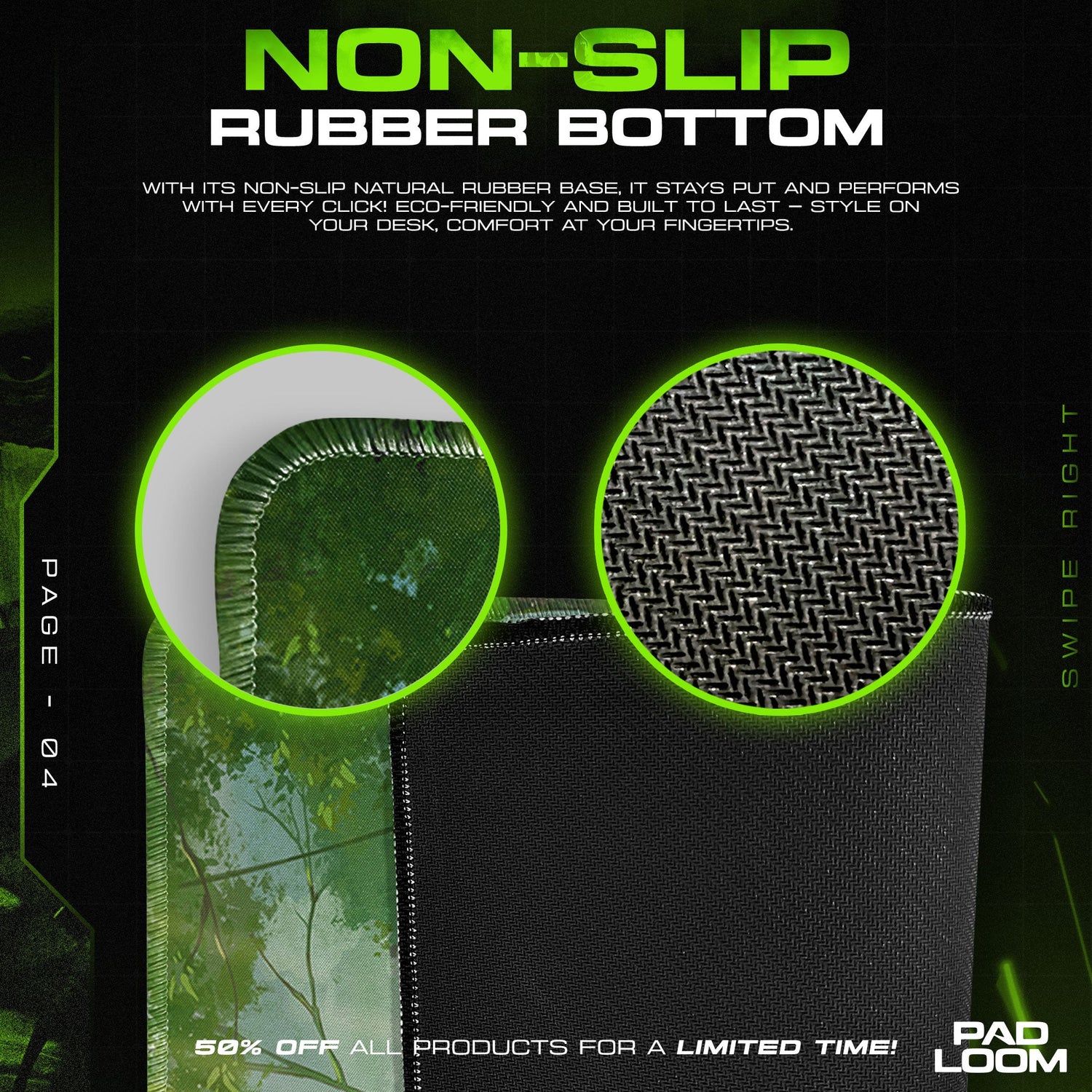 Genshin Impact Tighnari Forest Throne Mouse Pad, Anime Gaming Desk Mat Padloom