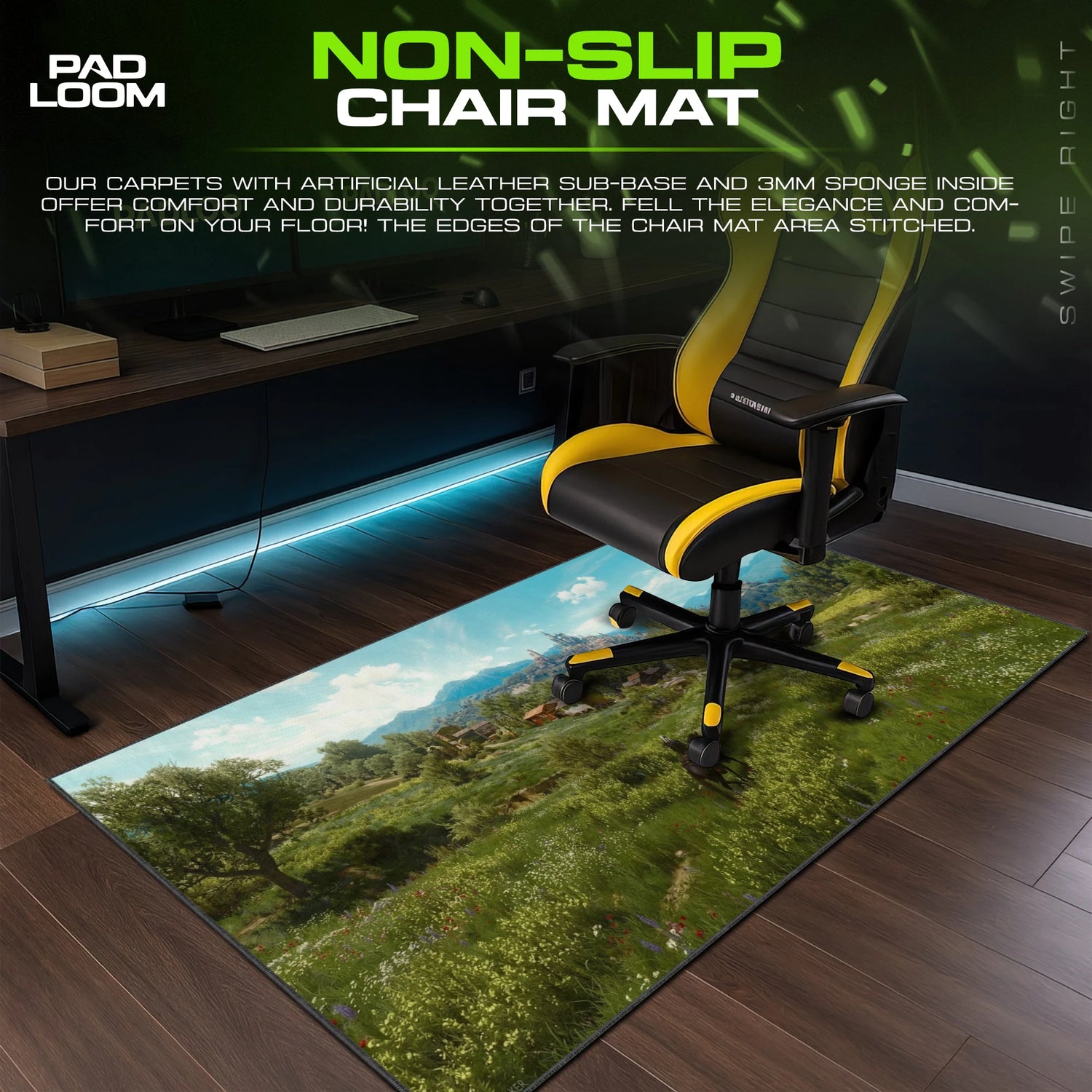 Geralt Vineyard Ride Mouse Pad - Witcher Desk Mat