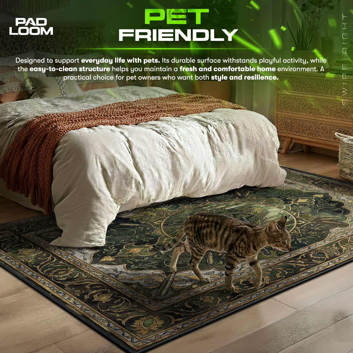 Ghillie Sniper Forest Rug - PUBG Chair Mat