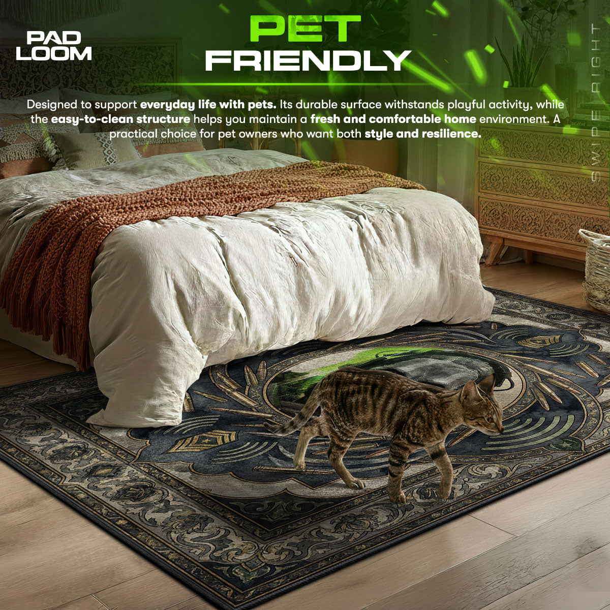 Geister-Taktikkarten-Teppich - Call of Duty Stuhlunterlage