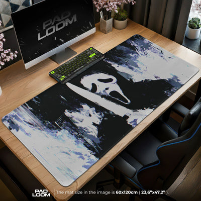 Ghostface Glitch Mouse Pad - Scream Desk Mat