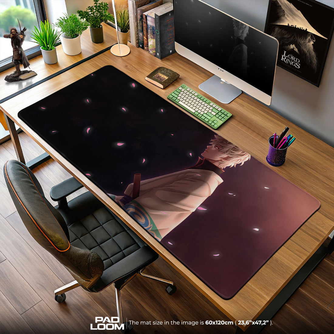 Gintoki Sakata Mouse Pad - Silent Bloom Anime Desk Mat Padloom