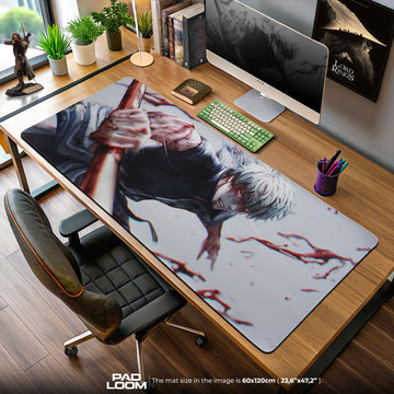 Gintoki Sakata Mouse Pad - Silver Soul Anime Desk Mat Padloom