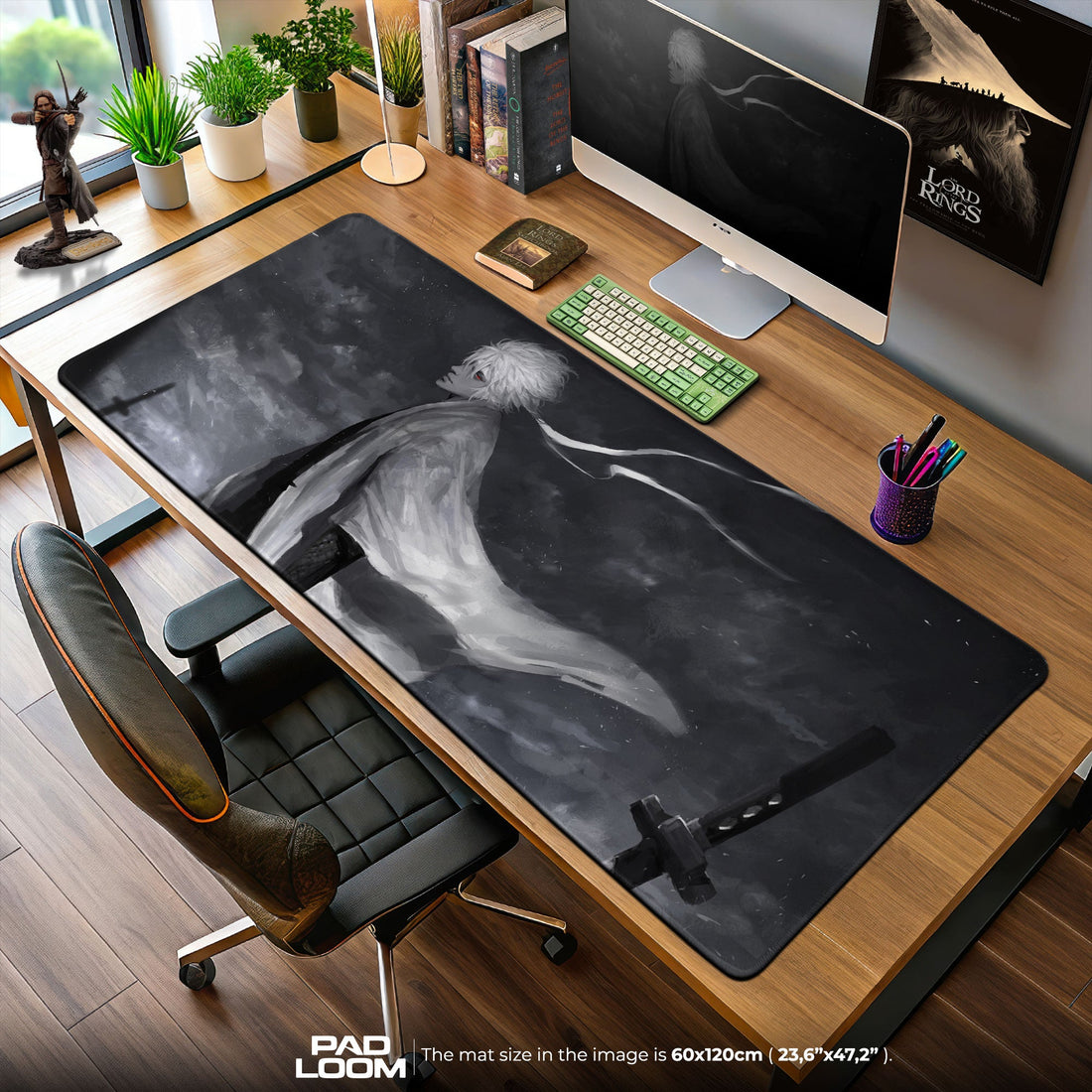 Gintoki Sakata Mouse Pad - Stormwalker Anime Desk Mat Padloom