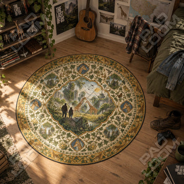 Giraffe Overgrown Round Rug - The Last of Us Chair Mat