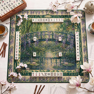 Giverny Bridge Mahjong Mat - Mah Jongg Mat