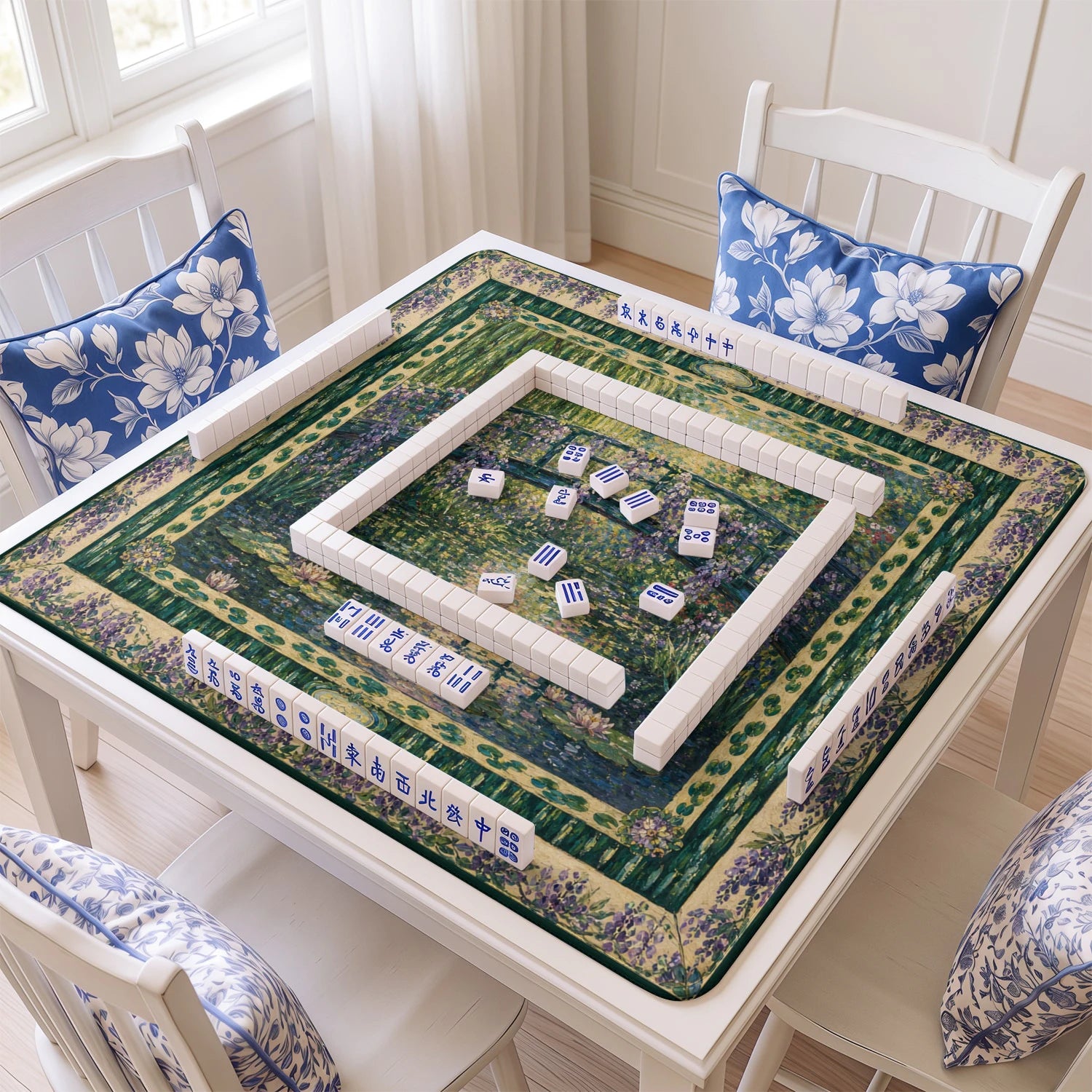 Giverny Bridge Mahjong Mat - Mah Jongg Mat