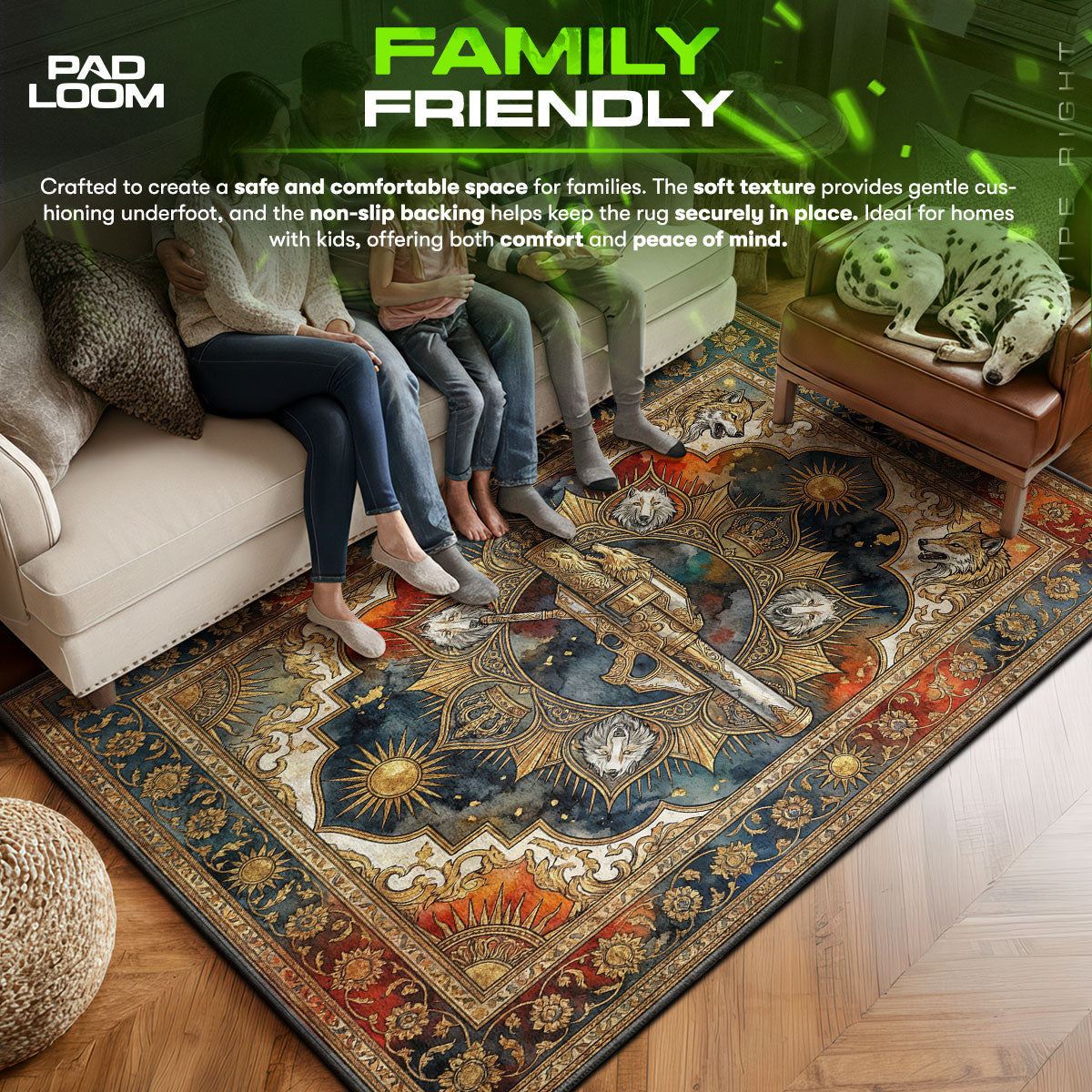 Gjallarhorn Wolfpack Exotischer Teppich - Destiny 2 Stuhlunterlage