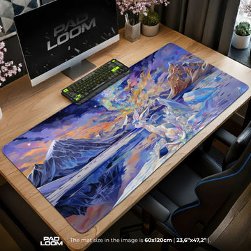 Glaceon Aurora Lake Mouse Pad - Pokémon Desk Mat
