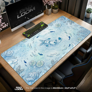 Glaceon Frost Pond Mouse Pad - Pokemon Desk Mat