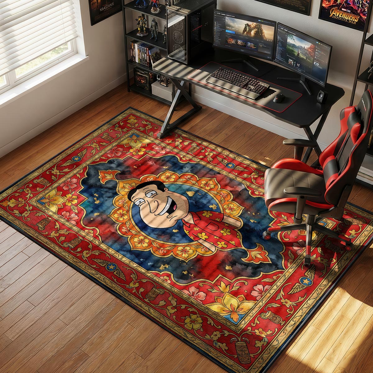 Glenn Quagmire Giggity Family Guy Room rug — main product view