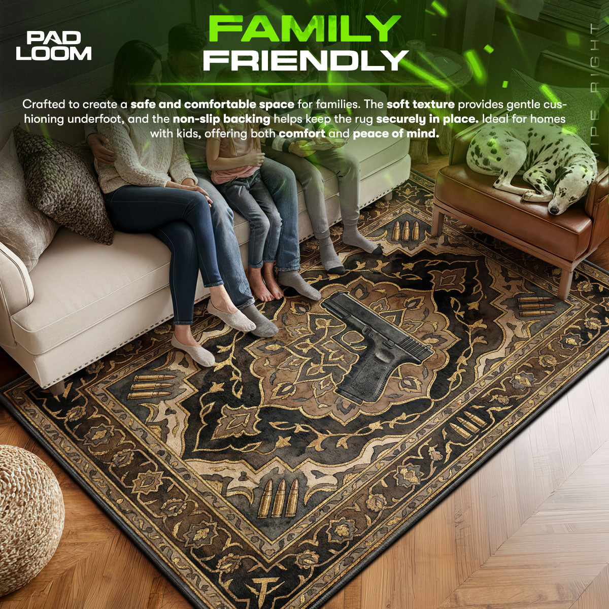 Glock-18 Ironwork Rug - CS2 Chair Mat