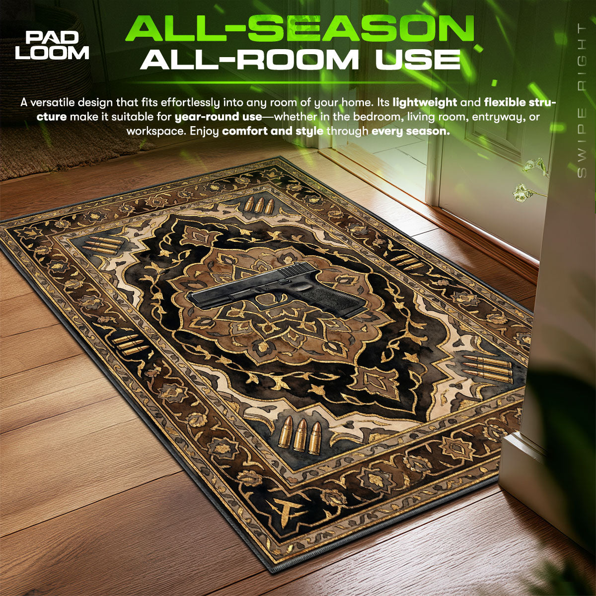 Glock-18 Ironwork Rug - CS2 Chair Mat