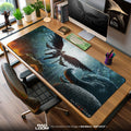 God of War Ascension Wings Mouse Pad, Game Gaming Desk Mat Padloom