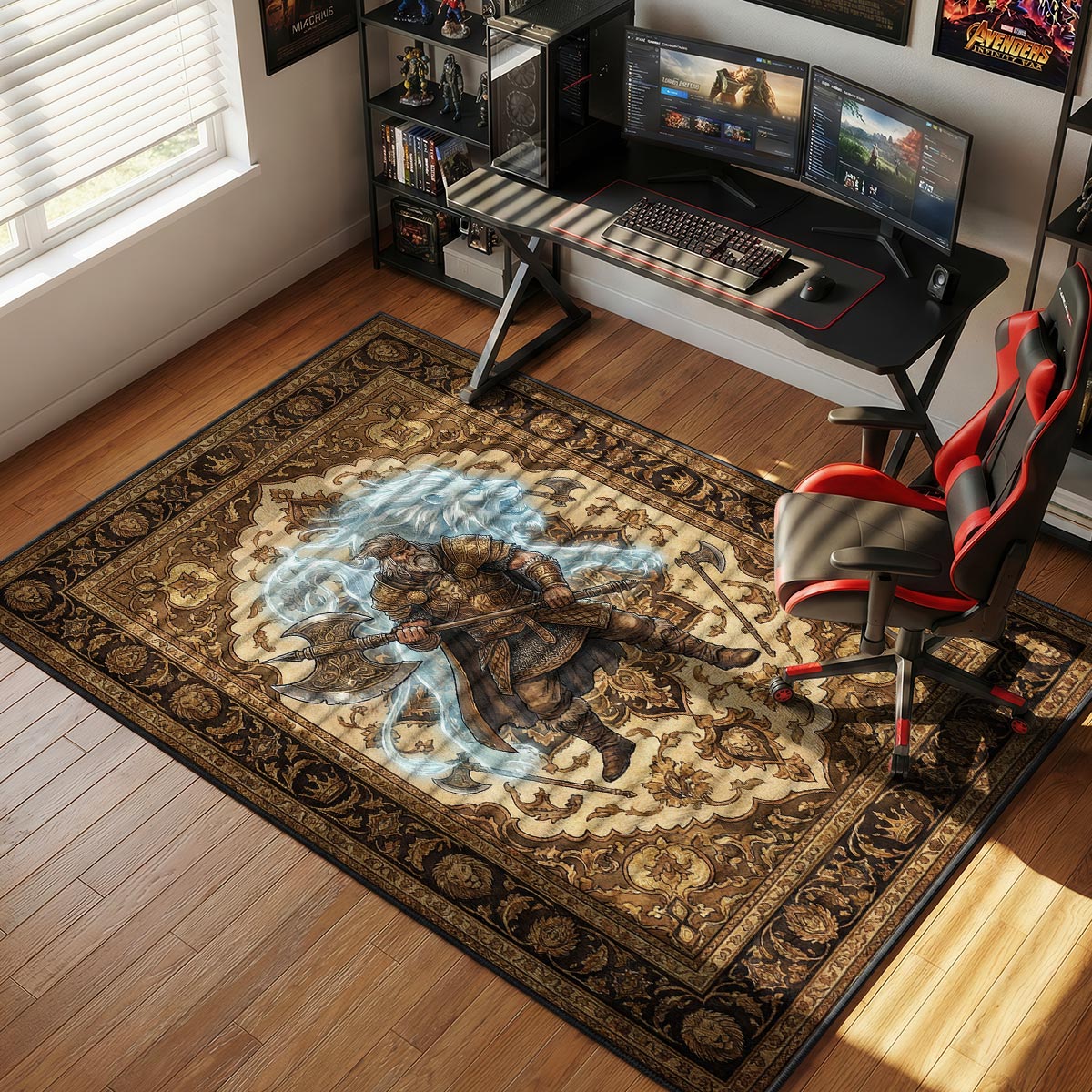 Godfrey First Elden Lord Rug - Elden Ring Chair Mat