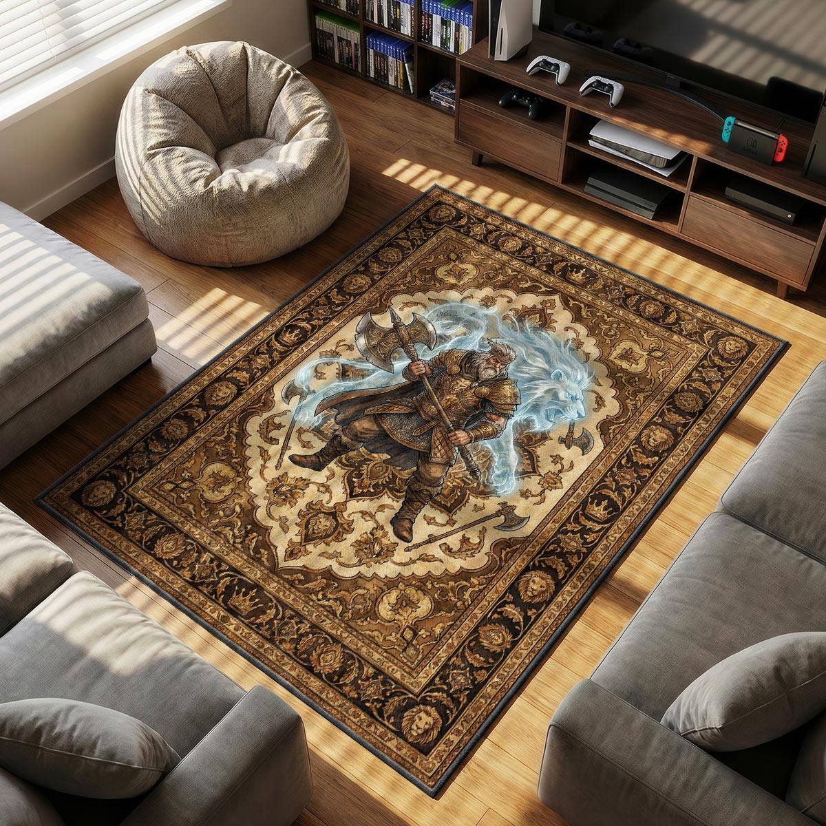Godfrey First Elden Lord Rug - Elden Ring Chair Mat