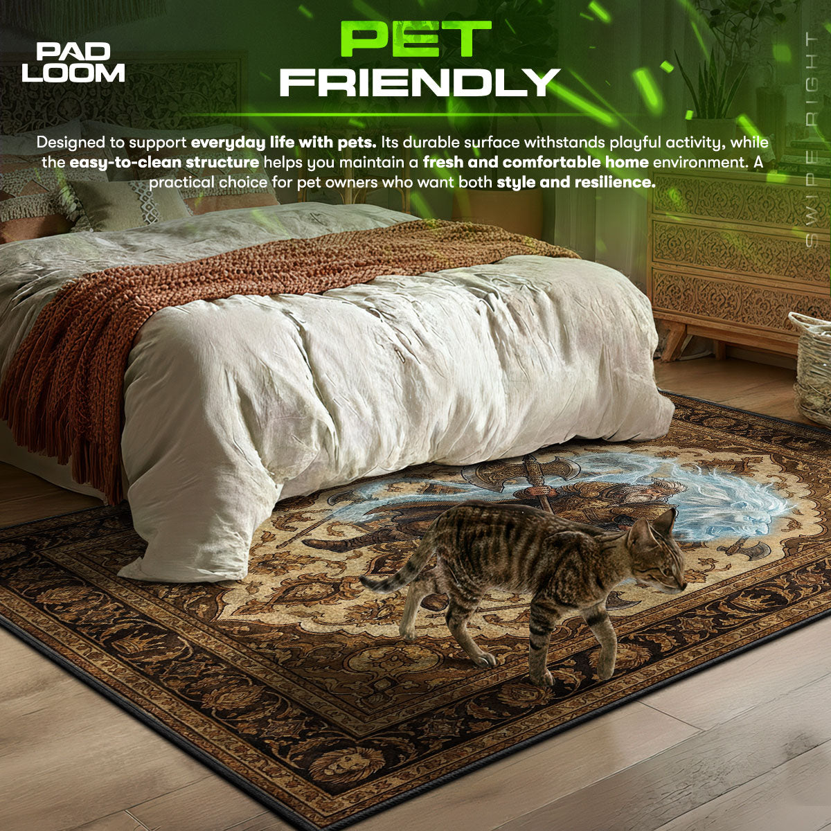 Godfrey First Elden Lord Rug - Elden Ring Chair Mat