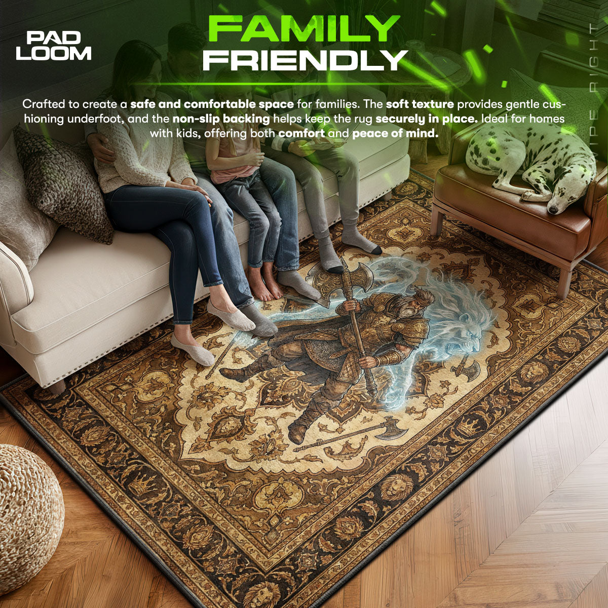 Godfrey First Elden Lord Rug - Elden Ring Chair Mat