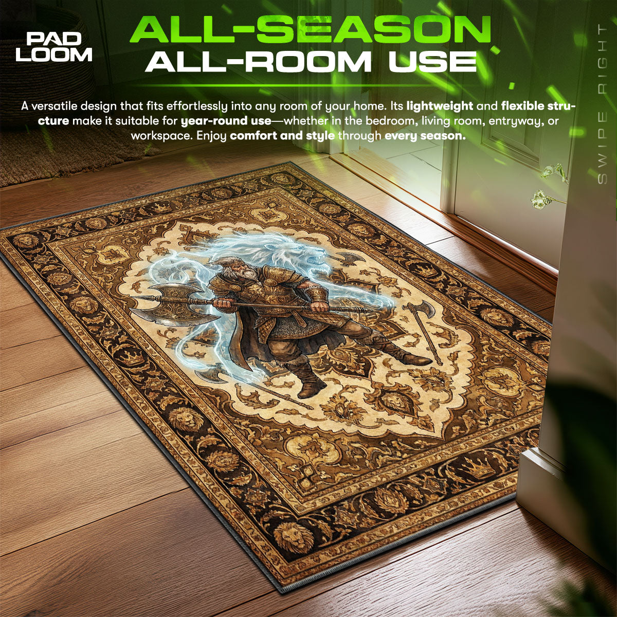 Godfrey First Elden Lord Rug - Elden Ring Chair Mat