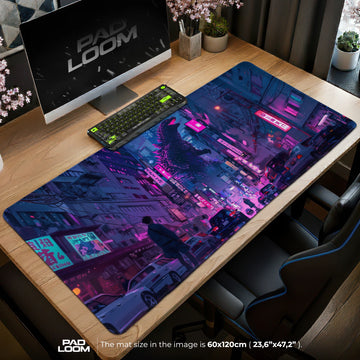 Godzilla Neon Tokyo Mouse Pad - Kaiju Desk Mat