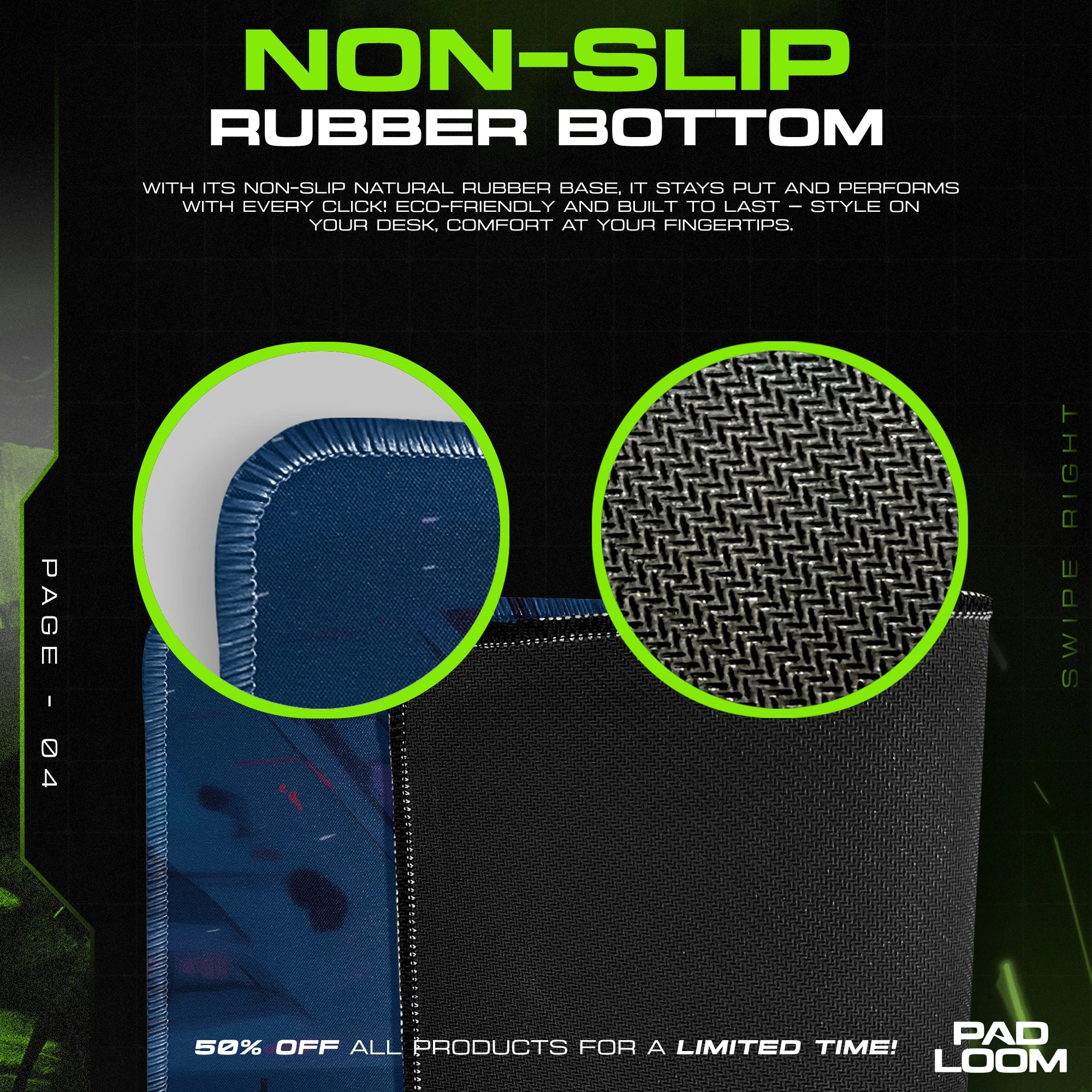 Godzilla Neon Tokyo Mouse Pad - Kaiju Desk Mat