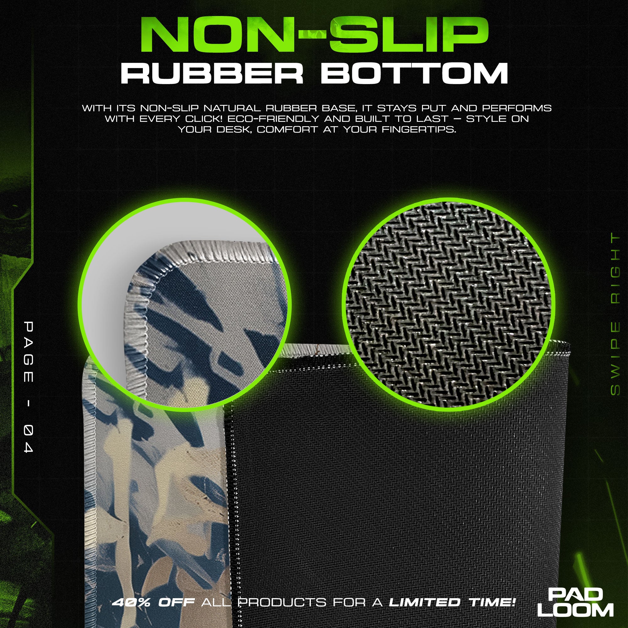 Gojo Infinity Eyes Mouse Pad, Jujutsu Kaisen Gaming Desk Mat