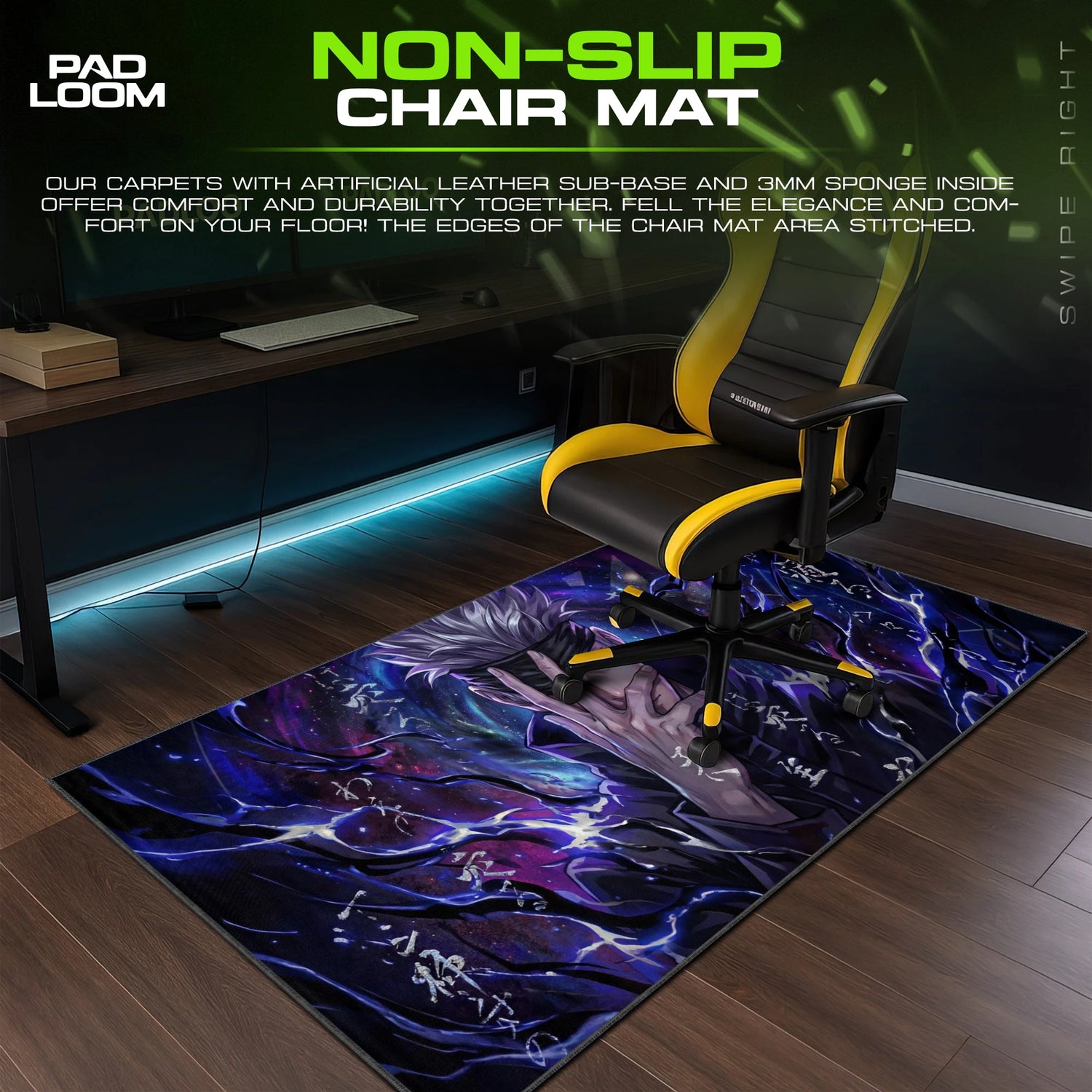 Gojo Infinity Gaze Mouse Pad - Jujutsu Kaisen Mat