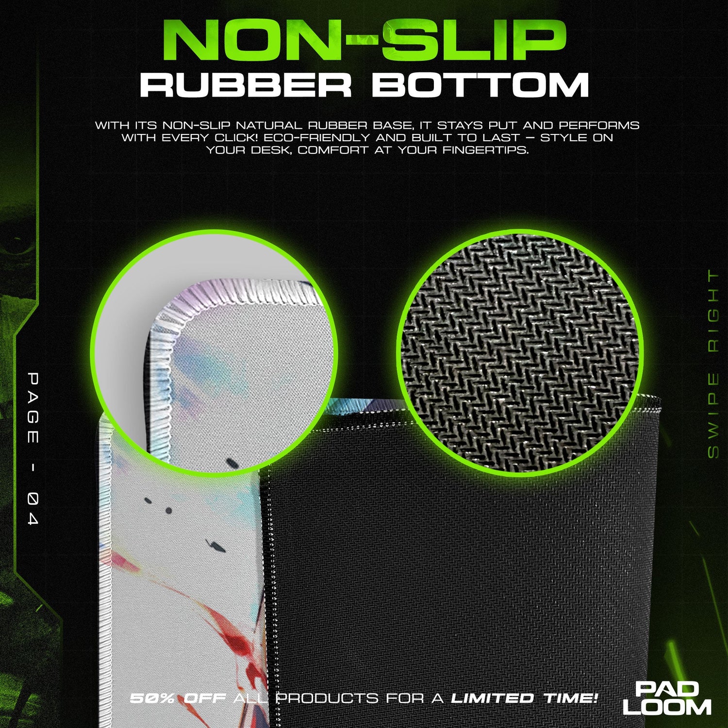 Gojo Satoru Smirk Pose Mouse Pad, Anime Gaming Desk Mat Padloom