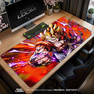 Goku Super Saiyan Mouse Pad - Inferno Strike Anime Desk Mat