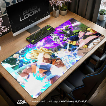 Goku vs Villains Mouse Pad - Ultimate Showdown Anime Desk Mat Padloom