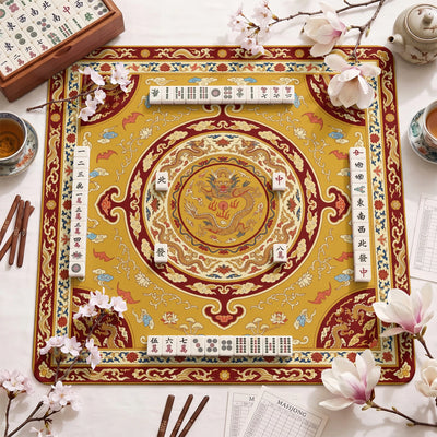 Gold Dragon Medallion Mahjong-Matte - Mahjong-Matte