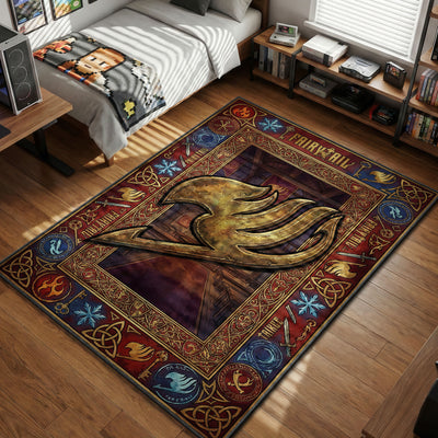 Golden Guild Mark Vintage Rug - Fairy Tail Chair Mat