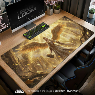 Golden Seraph Mouse Pad - Elden Ring Desk Mat