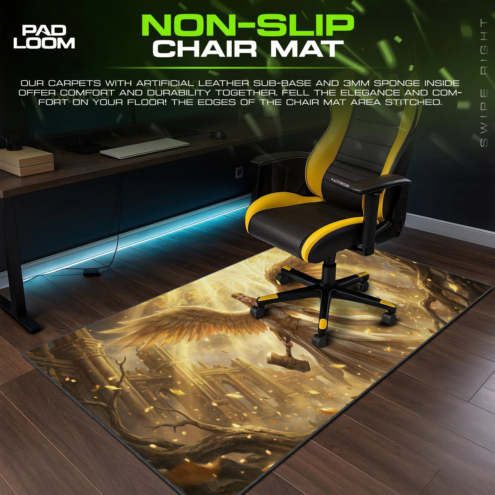 Golden Seraph Mouse Pad - Elden Ring Desk Mat